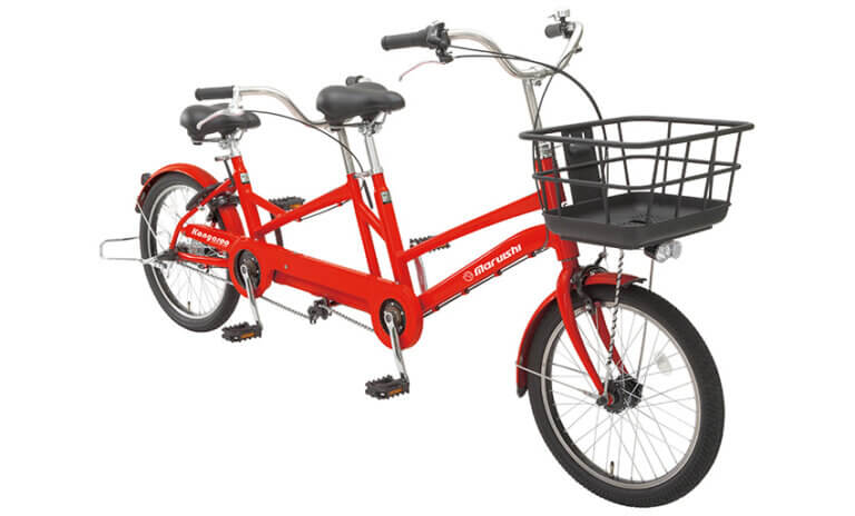 🚲　なんと、丸石の　カンガルー　展示中です。