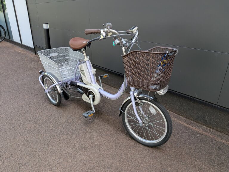 電動アシスト三輪車（試乗車）あります。